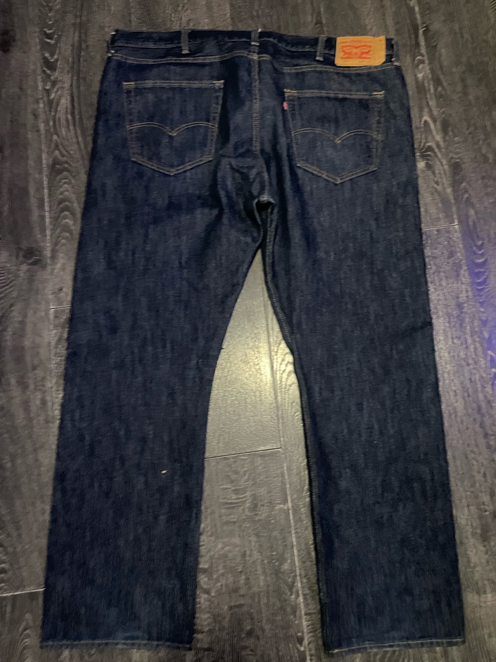 Levi's 501 Men's Dark Blue Straight Jeans 44x32